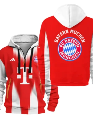 Football Hoodie Half Zipper Club World Cup 2025 For Fan Football HVN1099BM070125HODZ