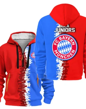 Football Hoodie Half Zipper Club World Cup 2025 For Fan Football HVN1103BM070225HODZ