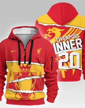 Football Hoodie Half Zipper Premier League 2025 For Fan Football HVN1025LVEPLCMP052725HODZ