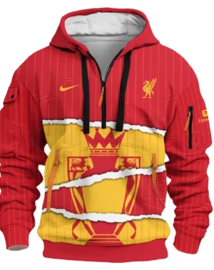 Football Hoodie Half Zipper Premier League 2025 For Fan Football HVN1025LVEPLCMP052725HODZ