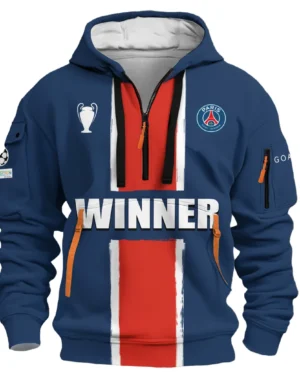 Football Hoodie Half Zipper UEFA Champion 2025 For Fan Football HVN1036C1060225HODZ