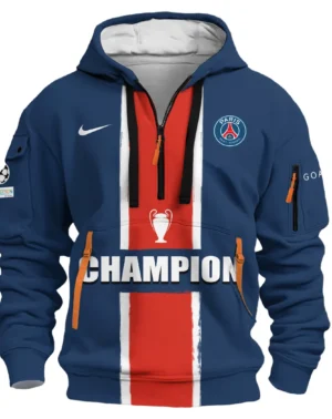 Football Hoodie Half Zipper UEFA Champion 2025 For Fan Football HVN1038C1060225HODZ