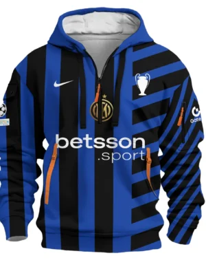 Football Hoodie Half Zipper UEFA Champion League 2025 For Fan Football HVN1034INTR053125HODZ