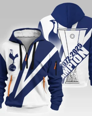 Football Hoodie Half Zipper UEFA League 2025 For Fan Football HVN1016UEFACHMP052425