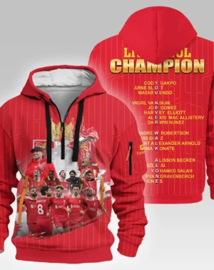 Football Hoodie Premier League 2025 For Fan Football HVN1025CHMP052725HODZ