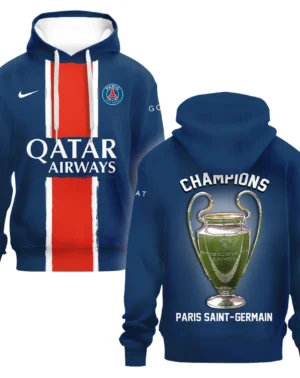 Football Hoodie UEFA Champion League 2025 For Fan Football HVN1034PSG053125HOD