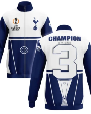 Football Stand Collar Jacket UEFA Europa 2025 For Fan Football HVN1014C2WINNER052325SCJ