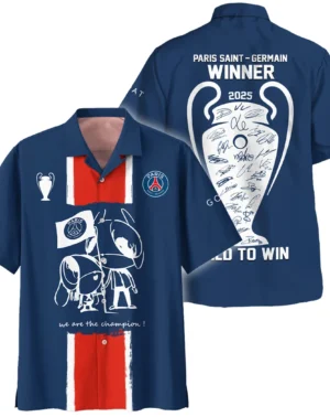 Football Star Hawaiian shirt UEFA Champion 2025 For Sport Fans HVN1035C1WIN060225HAW