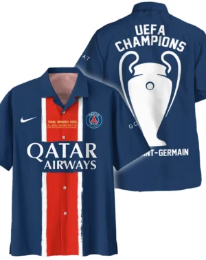 Football Star Hawaiian UEFA Champion League 2025 For Sport Fans HVN1033PSG053125HAW
