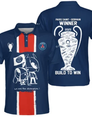 Football Star Polo Shirt UEFA Champion 2025 For Sport Fans HVN1035C1WIN060225POS