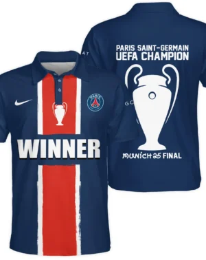 Football Star Polo Shirt UEFA Champion 2025 For Sport Fans HVN1036C1060225POS