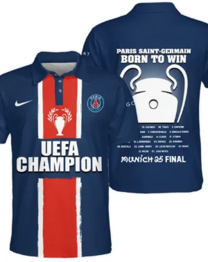 Football Star Polo Shirt UEFA Champion 2025 For Sport Fans HVN1037CHAMP060225POS