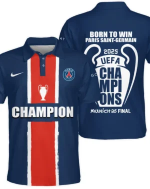 Football Star Polo Shirt UEFA Champion 2025 For Sport Fans HVN1038C1060225POS