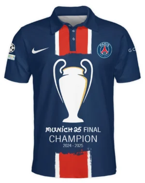Football Star Polo Shirt UEFA Champion 2025 For Sport Fans HVN1040C1060325POS