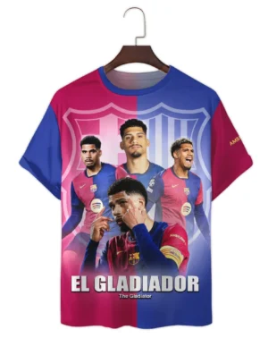 Football Star T-Shirt Laliga 2025 For Fan Football Star HVN1009RA05152025TS3D