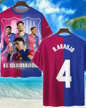 Football Star T-Shirt Laliga 2025 For Fan Football Star HVN1009RA05152025TS3D