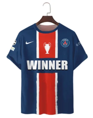 Football Star T-Shirt UEFA Champion 2025 For Sport Fans HVN1036C1060225TS3D