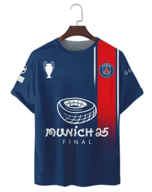 Football Star T-Shirt UEFA Champion 2025 For Sport Fans HVN1041C1060325TS3D