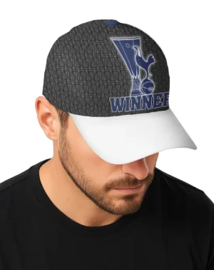 Football Team Classic Cap UEFA League 2025 For Sport Fans Black HVN1020BLACK052625CAP