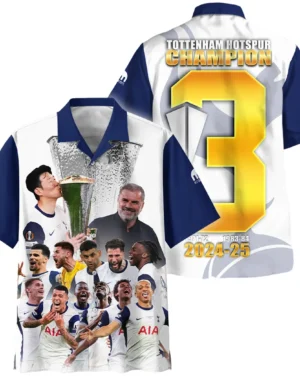 Football Team Hawaiian Shirt UEFA Europa 2025 For Sport Fans HVN1007C2CHAMP052225HAW
