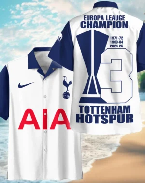 Football Team Hawaiian Shirt UEFA Europa 2025 For Sport Fans HVN1012UEFACHAMP052225HAW