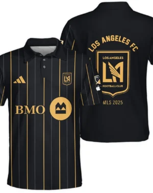 Football Team Polo Shirt MLS 2025 For Fan Football Team HVN1096LAFC062825POS