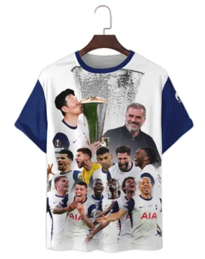 Football Team T-Shirt UEFA Europa 2025 For Sport Fans HVN1007C2CHAMP052225TS3D
