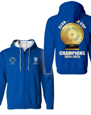 Football Zipper Hoodie Club World Cup 2025 Champions For Fan Football HVN11251125071425ZHD