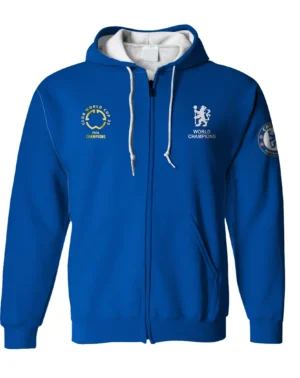 Football Zipper Hoodie Club World Cup 2025 Champions For Fan Football HVN11251125071425ZHD