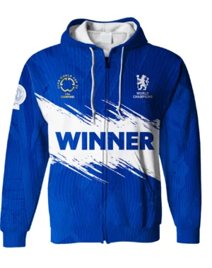 Football Zipper Hoodie Club World Cup 2025 Champions For Fan Football HVN11271127071425ZHD