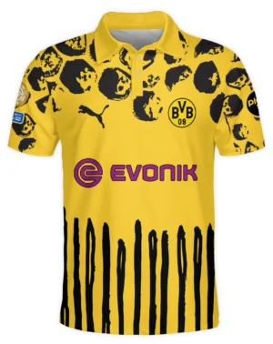 Footballer Football Polo Shirt  For Fan Footballer HVN1101RB070125POS