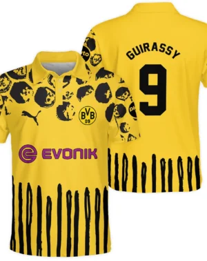 Footballer Football Polo Shirt  For Fan Footballer HVN1101SG070125POS