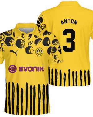 Footballer Football Polo Shirt  For Fan Footballer HVN1101WA070125POS