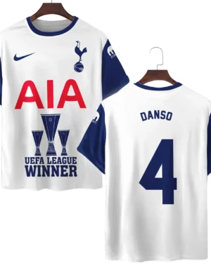 Footballer Football Team T-Shirt  UEFA League Cup 2025 For Fan Footballer HVN1017KD052425