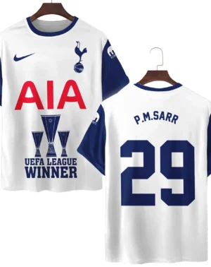 Footballer Football Team T-Shirt  UEFA League Cup 2025 For Fan Footballer HVN1017PMS052425