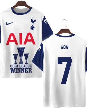 Footballer Football Team T-Shirt  UEFA League Cup 2025 For Fan Footballer HVN1017SHM052425
