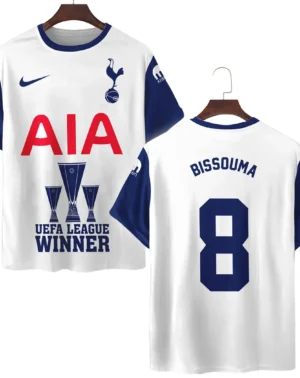Footballer Football Team T-Shirt  UEFA League Cup 2025 For Fan Footballer HVN1017YB052425