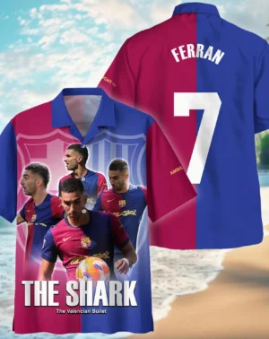 Footballer Hawaiian Shirt Laliga 2025 For Fan Footballer HVN1009FT05152025HAW