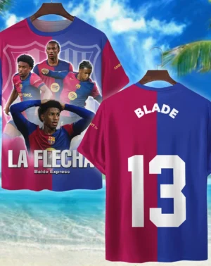 Footballer T-Shirt Laliga 2025 For Fan Footballer HVN1009AB05152025TS3D