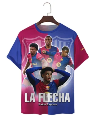 Footballer T-Shirt Laliga 2025 For Fan Footballer HVN1009AB05152025TS3D