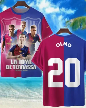 Footballer T-Shirt Laliga 2025 For Fan Footballer HVN1009DO05152025TS3D