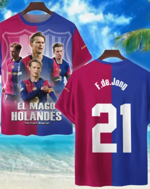 Footballer T-Shirt Laliga 2025 For Fan Footballer HVN1009FJ05152025TS3D