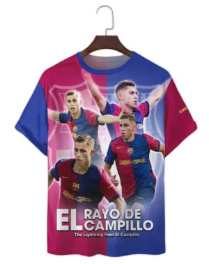Footballer T-Shirt Laliga 2025 For Fan Footballer HVN1009FL05152025TS3D