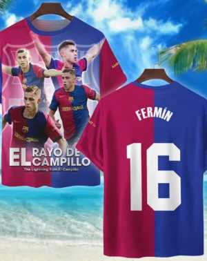 Footballer T-Shirt Laliga 2025 For Fan Footballer HVN1009FL05152025TS3D