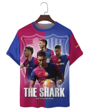 Footballer T-Shirt Laliga 2025 For Fan Footballer HVN1009FT05152025TS3D