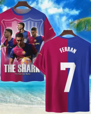 Footballer T-Shirt Laliga 2025 For Fan Footballer HVN1009FT05152025TS3D
