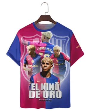 Footballer T-Shirt Laliga 2025 For Fan Footballer HVN1009LY05152025TS3D