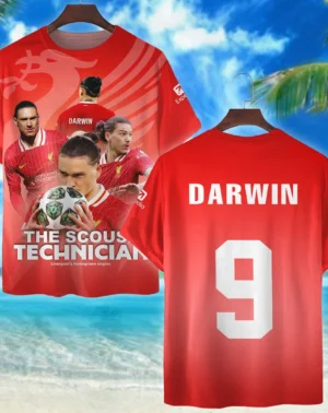 Footballer T-shirt Premier League 2025, gift for fan Footballer HVN1002DN05092025TS3D