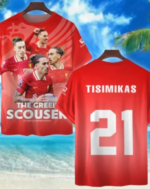 Footballer T-shirt Premier League 2025, gift for fan Footballer HVN1002KT05092025TS3D
