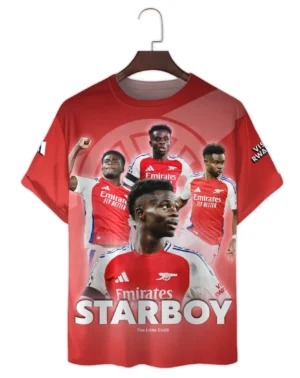 Footballer T-Shirt Premier League 2025 Gift For Fan Footballer HVN1003BS05122025TS3D
